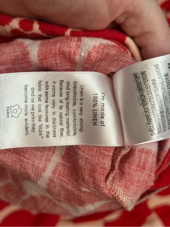 FARM Rio Red Palermo Sleeveless Midi Dress Size Small 38470 - Picture 13 of 16